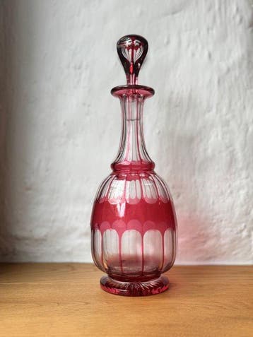 Val Saint Lambert - Fles - Kristal - Decanter in Bohemië