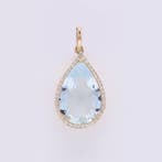 Zonder minimumprijs - Hanger - 14 karaat Geel goud - 3.84ct., Sieraden, Tassen en Uiterlijk