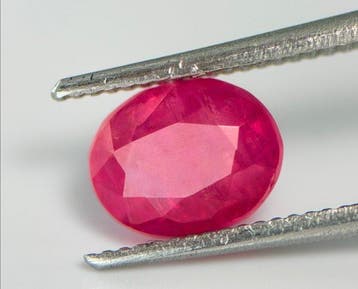 Roze, Rood Robijn - 1.64 ct - Gem research Swiss Lab (GRS) -, Nieuw
