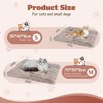 Kattenmand - Kattenbed - 50x40 cm - Bruin - Nobleza, Verzenden, Zo goed als nieuw