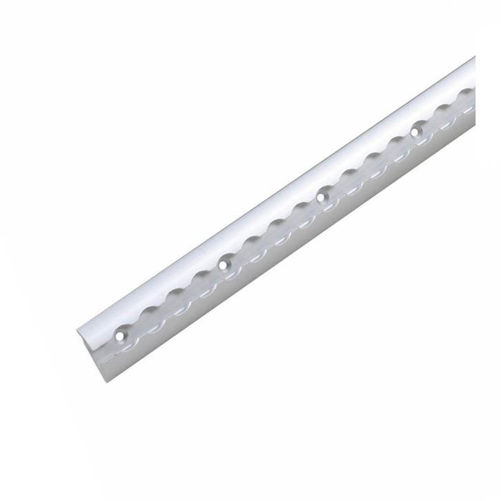 Vliegtuigrail Halfrond Voorgeboord Geanodiseerd Aluminium -, Auto diversen, Auto-accessoires, Nieuw, Verzenden