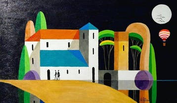 Vittorio Altieri (XX-XXI) - Passeggiata nel borgo della luna