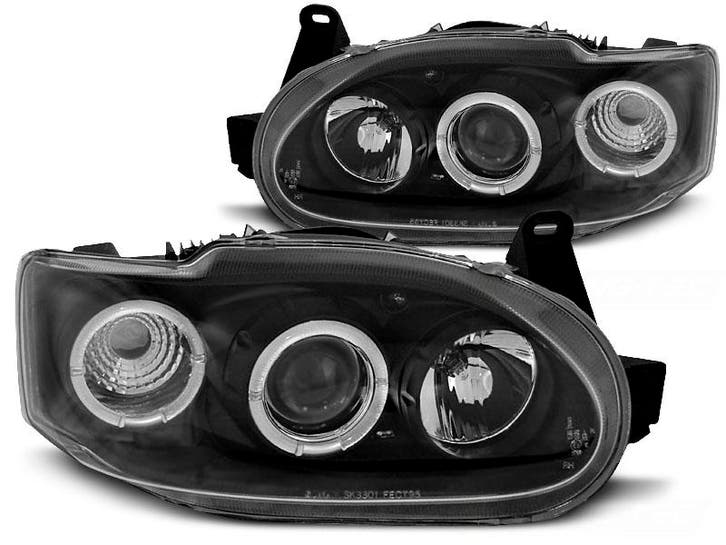 Koplampen Ford Escort 95-98 Angel eyes, Auto-onderdelen, Overige Auto-onderdelen, Ophalen of Verzenden
