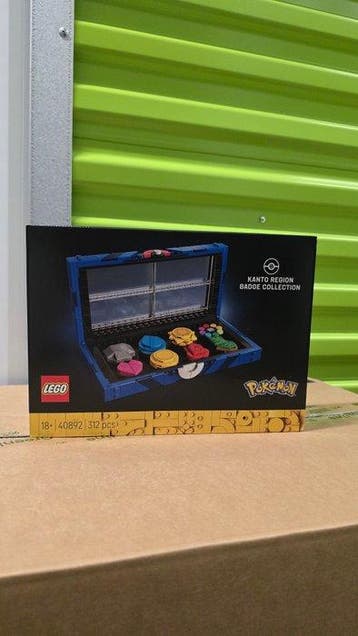 Lego Set - 40892 - Pokémon - Kanto Region Badge Collection, Nieuw