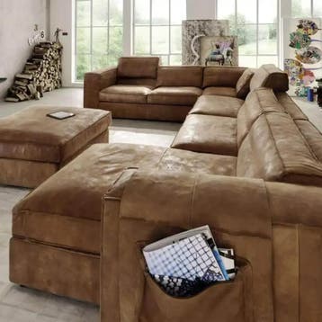 Hoekbank Sassari Walnut | Het Anker, Ophalen of Verzenden, Nieuw