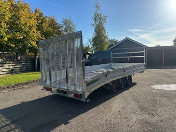 Parabool geveerde machinetransporter, 550x200, 3,5T, NIEUW, Ophalen, Nieuw