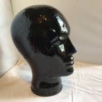 sculptuur, Glazen hoofd Marotte, pruikenhoofd of voor