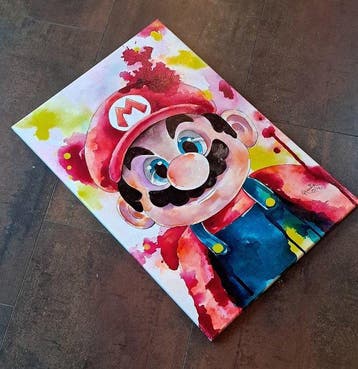 Christina Rudnick - Super Mario – Pop-Art Fanart | Original, Nieuw