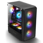 PC gamer case - G30 BLACK TRUE FORCE - Tempered glass, Verzenden, Nieuw