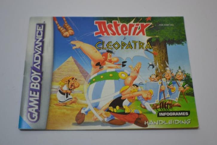 Asterix & Cleopatra (GBA HOL MANUAL), Spelcomputers en Games, Spelcomputers | Nintendo Portables | Accessoires, Zo goed als nieuw