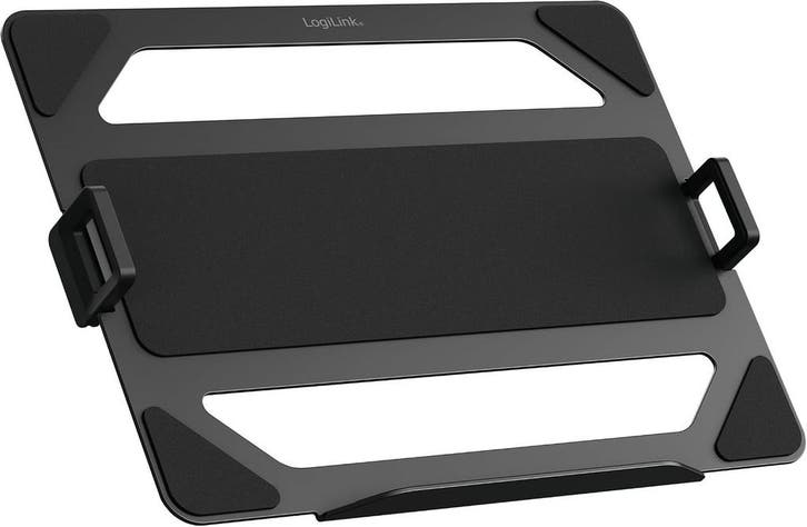 Universele Laptophouder Zwart | 43% Goedkoper | B-Keuze, Computers en Software, Laptopstandaarden, In hoogte verstelbaar, Zo goed als nieuw