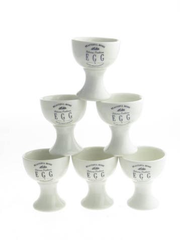 Eierdoppen - Royal Houseware - set van 6, Verzenden, Gebruikt