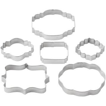 Wilton Uitsteekvormpjes Plaque Set/6, Hobby en Vrije tijd, Verzenden, Nieuw