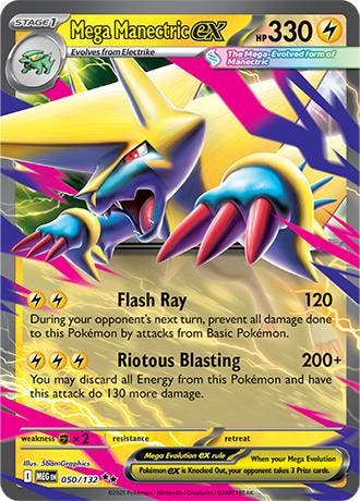 Mega Manectric ex (MEG 050), Ophalen of Verzenden, Nieuw