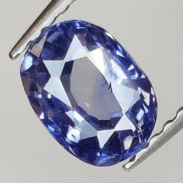 Blauw Saffier - 1,19 ct - Antwerp Laboratory for Gemstone, Nieuw