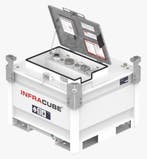 Infracube® 450 liter stalen Dieseltank met pomp naar keuze