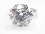 Verlovingsring - 18 karaat Witgoud - 10.01ct. tw. Diamant, Sieraden, Tassen en Uiterlijk, Antieke sieraden