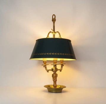 Bouilotte lamp - Style Empire - A trois Feux - Gemaakt in