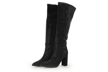 Mexx Laarzen in maat 40 Zwart, Kleding | Dames, Hoge laarzen, Mexx, Verzenden, Zwart