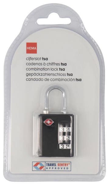 HEMA TSA cijferslot - 6.5x3, Verzenden, Nieuw