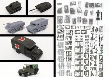 Herpa, Roco, Minitanks H0 - Treinset (100), Nieuw