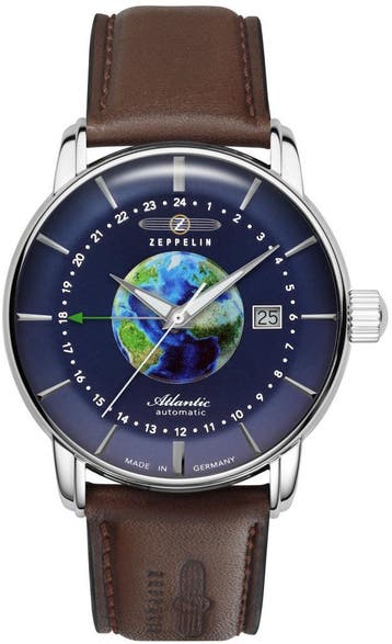 Zeppelin 8468-3 Atlantic automatisch horloge 42 mm, Sieraden, Tassen en Uiterlijk, Horloges | Heren, Overige merken, Staal, Verzenden