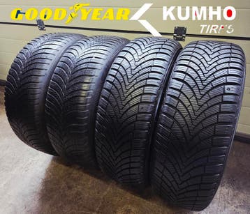 4x 215 60 R17 A-MERK 4SEASON 2x DEMO | 2x 5 a 5.5mm €70 P.S, Auto-onderdelen, Banden en Velgen, Ophalen, 17 inch, All Season, Band(en)