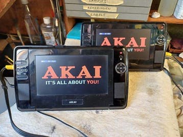 Akai - ACVDS735 - AKAI draagbare DVD-speler 7 -, Nieuw
