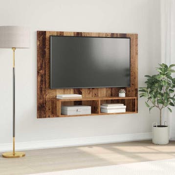 vidaXL Tv-meubelset 120 x 23,5 x 90 cm Oud Hout Bewerkt hout, Verzenden, Nieuw, Overige houtsoorten, Minder dan 100 cm