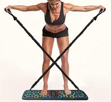 Draagbare Multifunctionele Push-Up Board Set Trainer X, Sport en Fitness, Verzenden, Nieuw