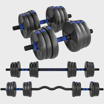 Verstelbare Dumbbell Set 25 kg - 3-in-1 Halter Kit met Barbe, Verzenden, Nieuw