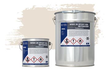 Wixx 2K Epoxy 650 Extreme Betoncoating RAL 9001 | Crèmewit, Verzenden, Wit, Nieuw, Verf