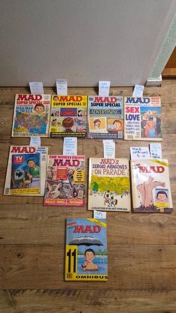 MAD - English edition - 9 Comic collection - 1981/1989, Nieuw