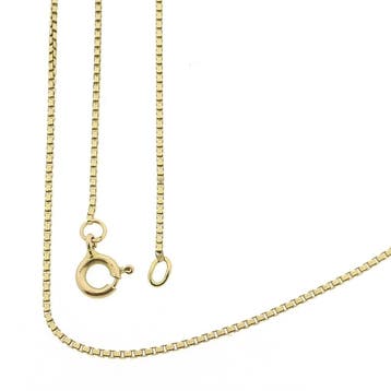 Gouden Venetiaanse schakelketting, Ophalen of Verzenden, Gebruikt, Overige kleuren, Goud