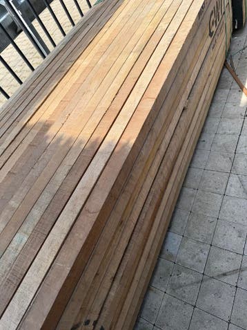 Hardhouten palen fijnbezaagd vanaf € 4,80 per stuk, Nieuw, Palen, Hardhout