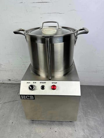 HCB RVS Groentesnijmachine Groentecutter 10 liter 230V, Ophalen of Verzenden, Nieuw in verpakking