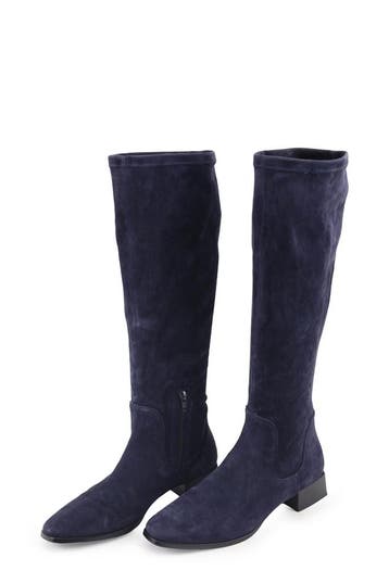 Notre-V Laarzen in maat 40 Blauw, Gedragen, Hoge laarzen, Notre-V, Verzenden