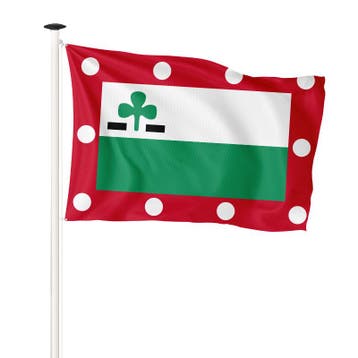 Vlag Meppel 100x150cm (voor gevelstok), Nieuw