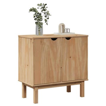 vidaXL Gangkast OTTA 75x40x75 cm massief grenenhout, Verzenden, Nieuw