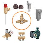 Beveiligingsset Voor Hout Cv Zonder Koelspiraal Met Externe, Nieuw