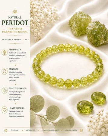 83,00 ct natuurlijke peridoot kralen - welvaart, vernieuwing