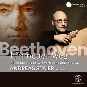 cd - andreas staier - BEETHOVEN EIN NEUER WEG. PIANO SONA..., Verzenden, Zo goed als nieuw