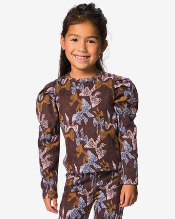 HEMA Kinder T-shirt jersey bruin 30% korting ; vanaf 9.99, Verzenden, Nieuw
