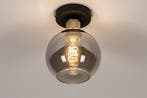 Rietveld Plafondlampen - Zwart, Grijs, Goud - Glas, Metaal, Verzenden, Nieuw