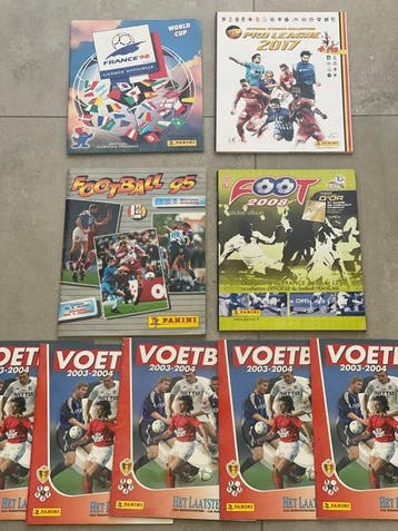 1998, 2008, 2017, 1995, 2003/04 Panini World Cup Stickers, Nieuw