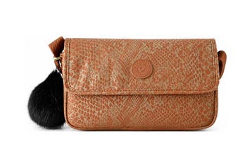 Kipling Schoudertas Bruin, Verzenden, Zo goed als nieuw, Bruin