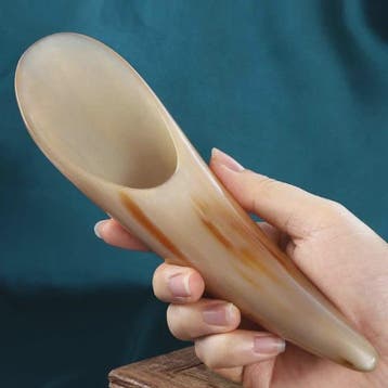 Natuurlijke Buffelhoorn Guasha Massage Tool - Ontspanning &, Verzenden, Nieuw