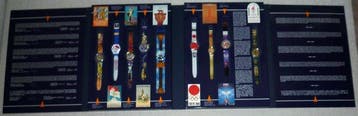 Atlanta Olympische Spiele - SZ101 - 1996 - 9 Swatch horloges, Nieuw