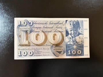 Zwitserland. - 100 Franken - 1969 - Pick 49k (Zonder