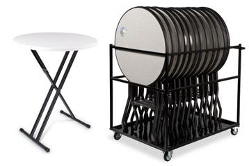 Supercombi | 14x Statafel Madeira + trolley, Ophalen of Verzenden, Nieuw, Kunststof